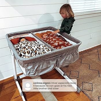 Simmons Kids By The Bed City Sleeper Bassinet for Twins